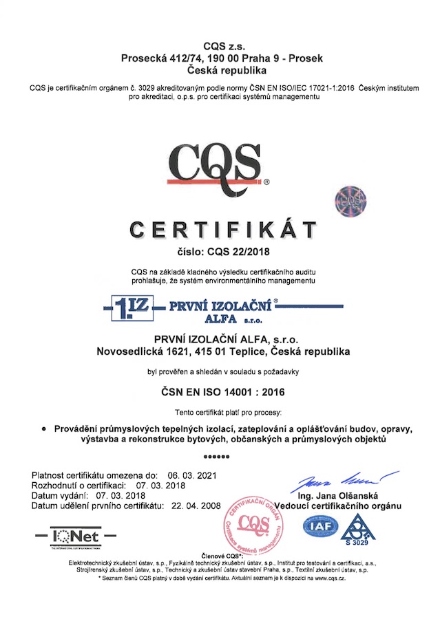 Certifikát