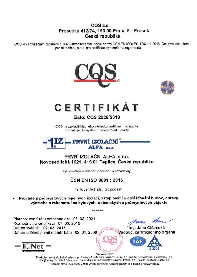 Certifikát