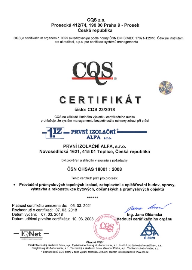 Certifikát